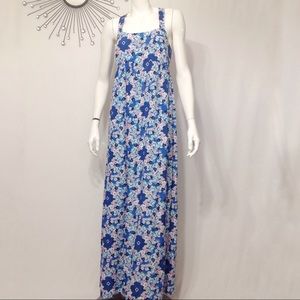 Racerback Floral Maxi Dress